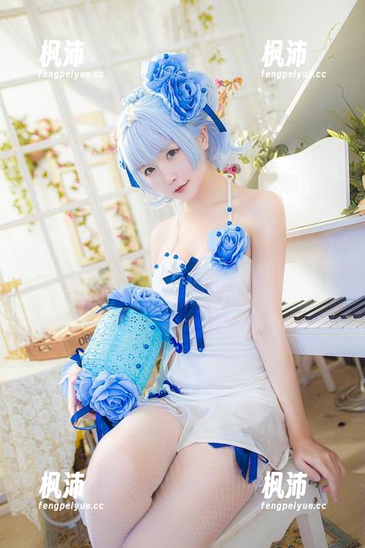 高清看星之迟迟的婚纱写真集：她真的可以啊！-枫沛玥